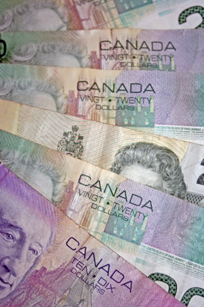 dollar canadien billets