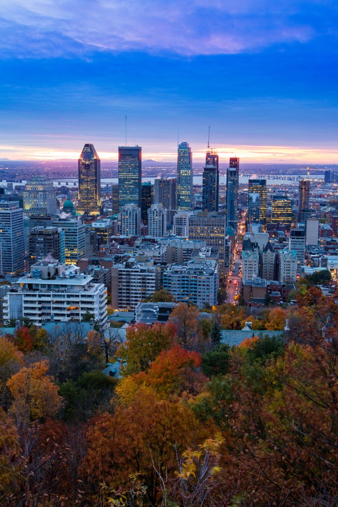 montreal automne canada